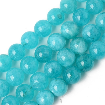 Natural Quartz Beads Strands G-T129-03-10mm-1