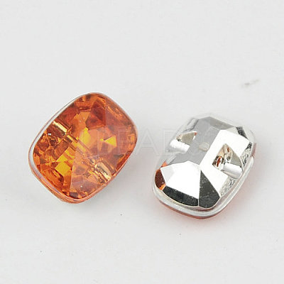 Taiwan Acrylic Rhinestone Buttons BUTT-F019-16mm-37-1