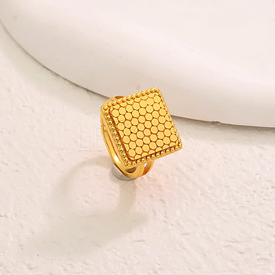 Brass Adjustable Finger Rings for Women XF2324-2-1
