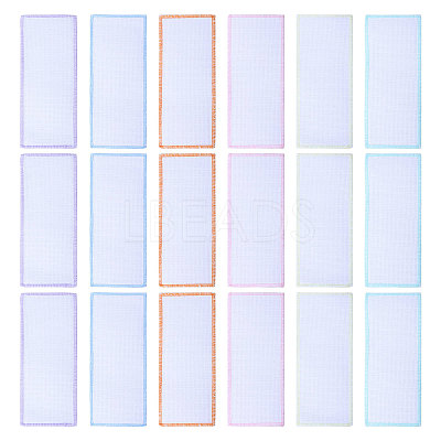 Cotton Cloth Bookmarks for Cross Stitch Making AJEW-WH0166-76-1
