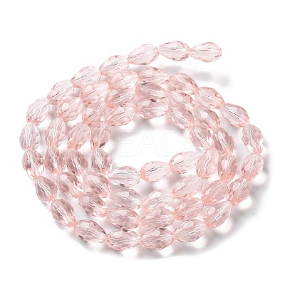 Glass Beads Strands EGLA-E010-8x12mm-12-1