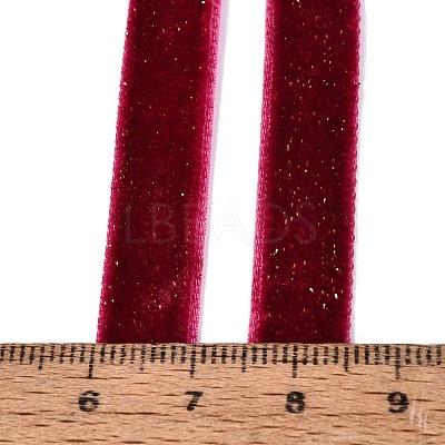 Glitter Sparkle Single Face Velvet Ribbon SRIB-Q023-01B-01-1