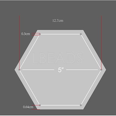 Acrylic Transparent Pressure Plate DIY-WH0158-46E-1