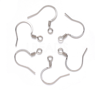 Tarnish Resistant 304 Stainless Steel French Earring Hooks STAS-S111-006-1