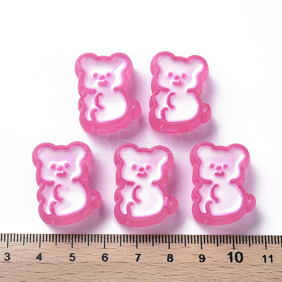 Transparent Acrylic Beads X-MACR-S374-07B-02-1