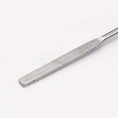 Makeup Eyebrows Tattoo Ink Iron Spoon AJEW-WH0113-89C-1