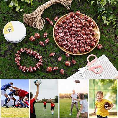 Rugby Beads Bracelet Making Kit DIY-NB0007-48-1