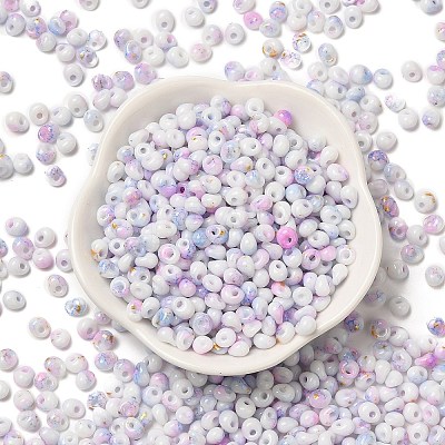 Baking Paint Glass Seed Beads SEED-F006-01A-03-1