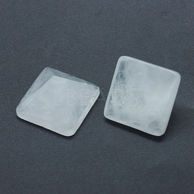 Natural Quartz Crystal Cabochons G-G759-Y13-1