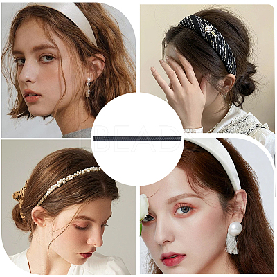22Pcs Plastic Firm Headband Non-slip Strip DIY-CY0003-03A-1