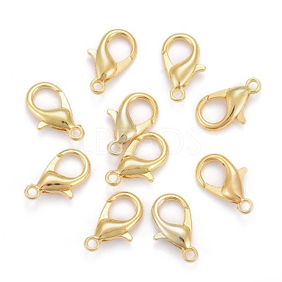 Zinc Alloy Lobster Claw Clasps LS-X-E106-G-1