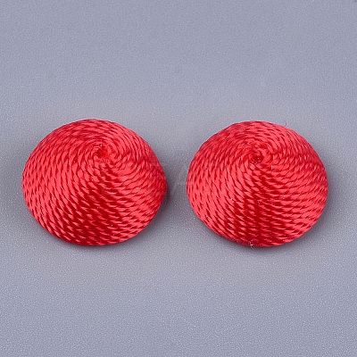 Polyester Thread Fabric Cabochons LS-X-WOVE-T008-02B-01-1