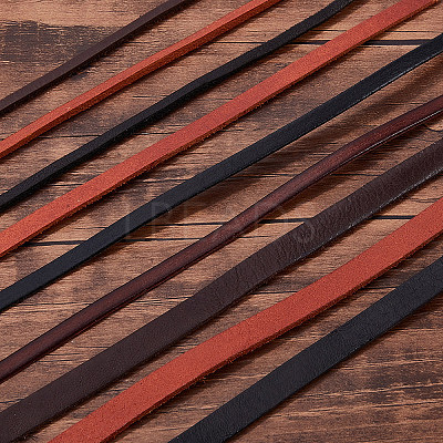 Flat Leather Jewelry Cord WL-GF0001-07A-02-1
