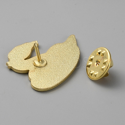 Animal Enamel Pins JEWB-WH0039-03J-G-1