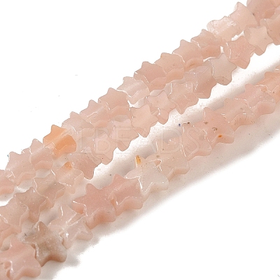 Natural Pink Opal Beads Strands G-G085-B36-01-1