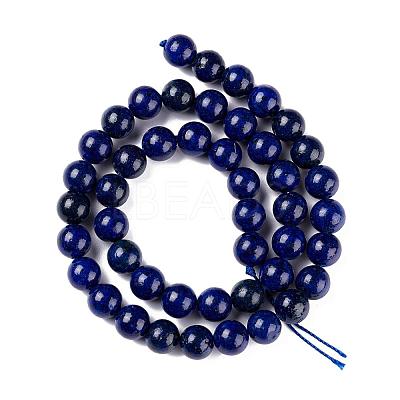 Natural Lapis Lazuli Round Beads Strands X-G-I181-10-6mm-1