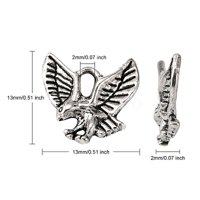 Tibetan Style Alloy Pendants LS-TIBEP-20305-AS-NR-1