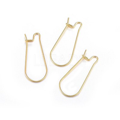 304 Stainless Steel Hoop Earrings STAS-P210-27G-1