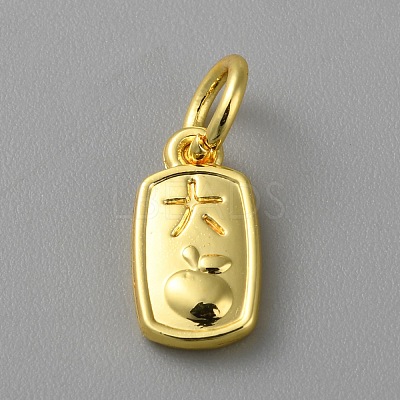 Alloy Pendants with Chinese Characters FIND-WH0159-63G-24-1