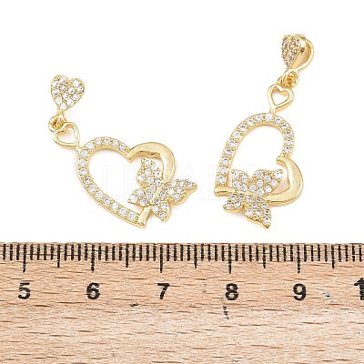 Brass Micro Pave Cubic Zirconia Pendants LS-KK-I475-05G-06-1