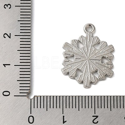 Winter Theme Alloy Enamel Pendants ENAM-M002-05R-P-1