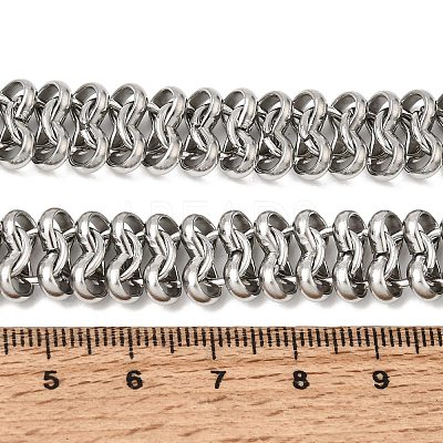 316L Surgical Stainless Steel Link Chain Choker Necklaces SA-CBAB122-03P-1