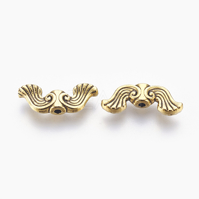Tibetan Style Alloy Beads TIBEB-EA9130Y-AG-LF-1