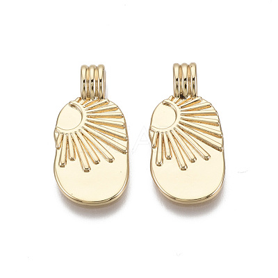 Brass Pendants KK-R133-006-03G-NF-1