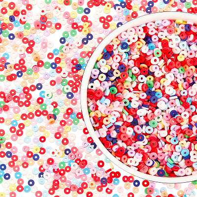 Handmade Polymer Clay Beads CLAY-FH0001-01A-M-1
