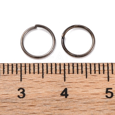 Brass Saw Cut Open Jump Rings KK-G514-01L-B-1