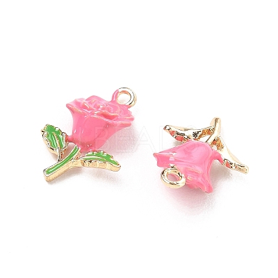 Alloy Enamel Pendants AL-CBA1C50-03G-02-1