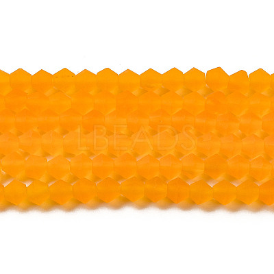 Imitate Austrian Crystal Frosted Glass Beads Strands EGLA-A039-T3mm-MD23-1