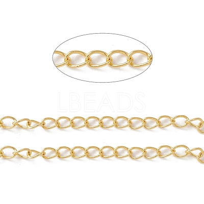 3.28 Feet Brass Curb Chains X-CHC-O001-02G-1
