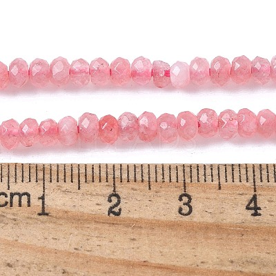 Dyed Natural Malaysia Jade Rondelle Beads Strands X-G-E316-2x4mm-66-1