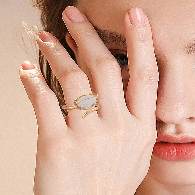 1Pc Brass Cuff Rings RJEW-LP0005-11-1