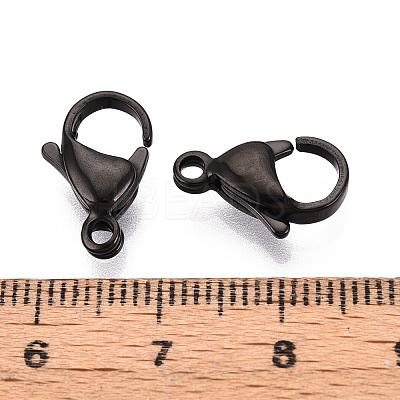 304 Stainless Steel Lobster Claw Clasps STAS-T065-15mm-34B-1