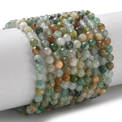 Natural African Jade Beads Strands X-G-L651-C04-4mm-1
