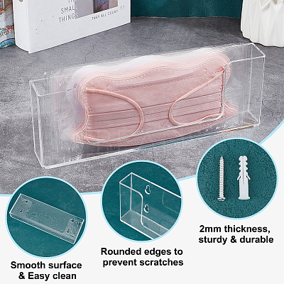 Acrylic Wall Mounted Display Stands ODIS-WH0043-95-1