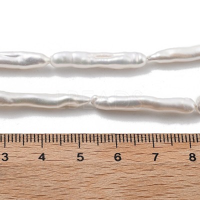 Natural Baroque Keshi Pearl Beads Strands PEAR-P064-09A-01A-1