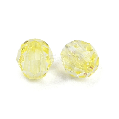 Transparent Acrylic Beads OACR-Q015-01C-1