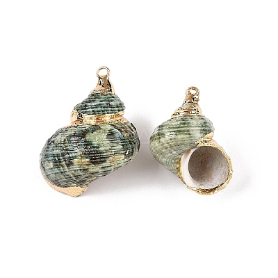 Natural Sea Shell Pendants X-SSHEL-N038-56-1