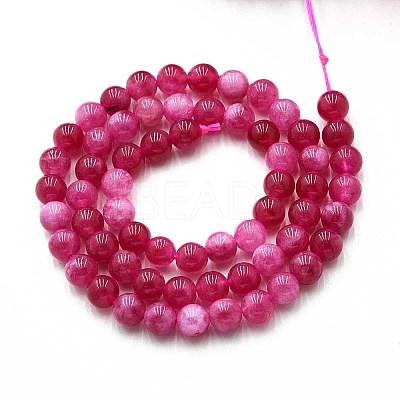 Natural Quartz Beads Strands G-N355-6mm-48-1