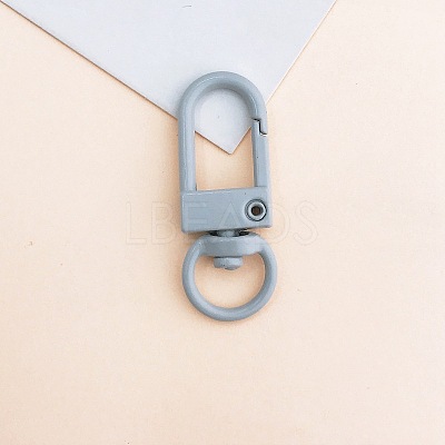 Baking Paint Alloy Swivel Clasps PALLOY-TAC0011-45K-1