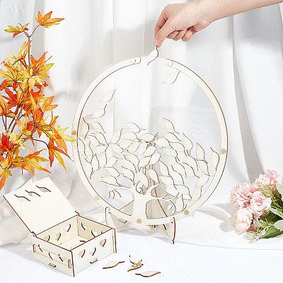 1 Set Wedding Guest Book Alternative AJEW-CP0005-27-1