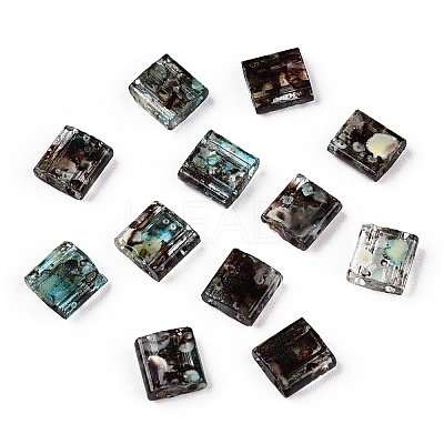 2-Hole Transparent Glass Seed Beads SEED-S023-30C-24-1