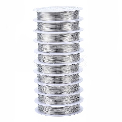 Copper Jewelry Round Craft Copper Wire X-CW0.3mm006-1