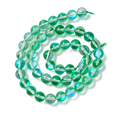 Synthetic Moonstone Beads Strands G-E573-02B-23-1