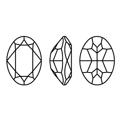Preciosa&reg MAXIMA Crystal Fancy Stones X-PRC-FF8-70010-1
