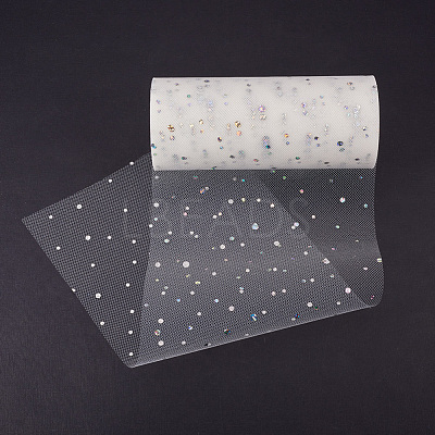 Glitter Sequin Deco Mesh Ribbons OCOR-P010-B-C02-1