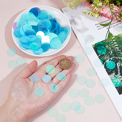 50G Ornament Accessories PVC Paillette/Sequins Pendants PVC-CY0001-01A-1